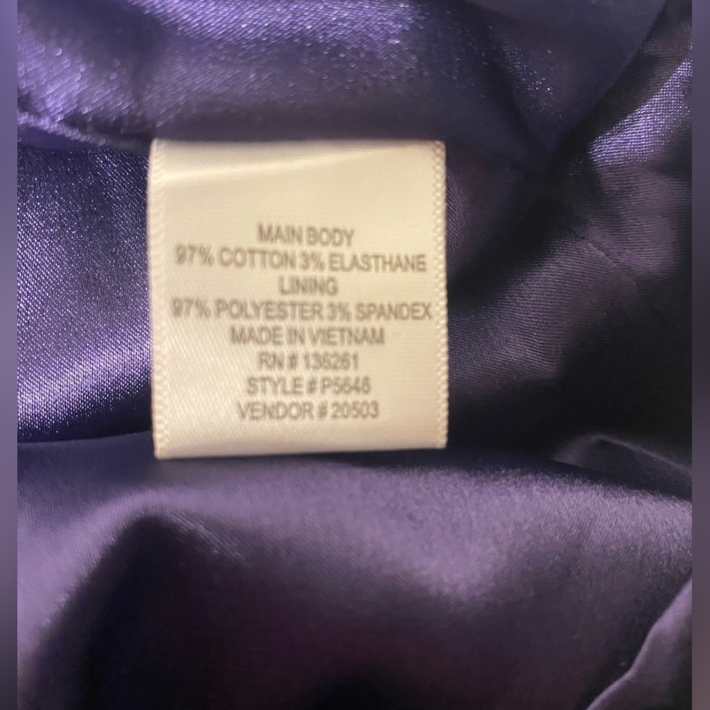 Newport News Purple Dress 10 NWT - Picture 3 of 3